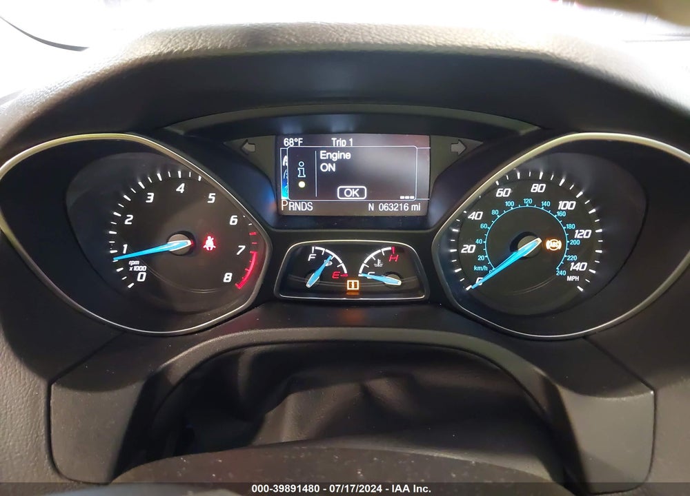 2014 FORD FOCUS TITANIUM VIN: 1FADP3N27EL131558