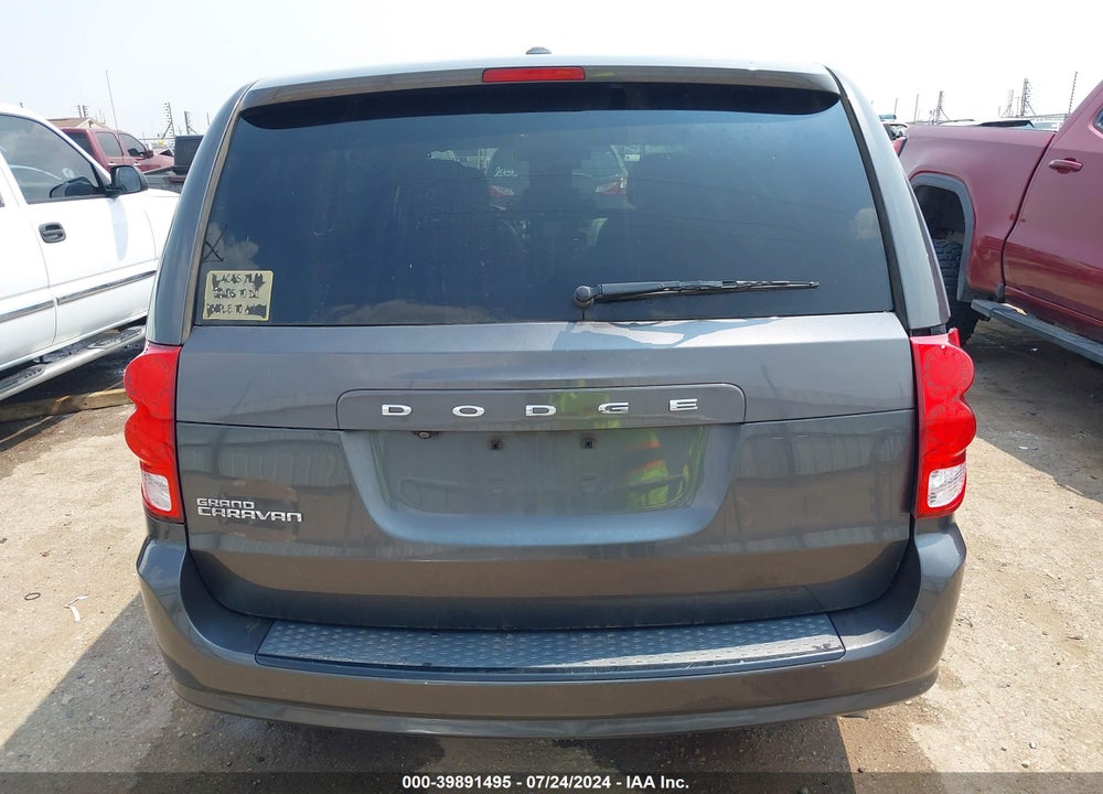 2016 DODGE GRAND CARAVAN SXT VIN: 2C4RDGCG1GR392693