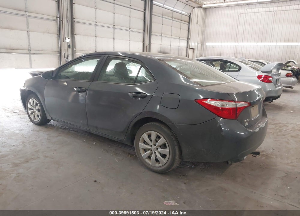 2014 TOYOTA COROLLA LE VIN: 5YFBURHE4EP105509
