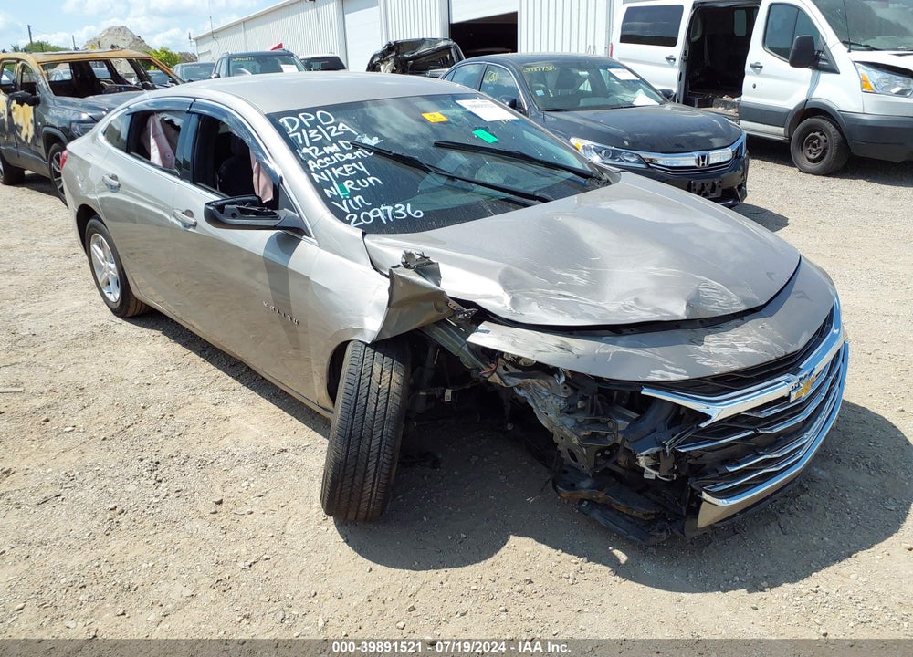2022 CHEVROLET MALIBU FWD LS VIN: 1G1ZB5ST3NF209736