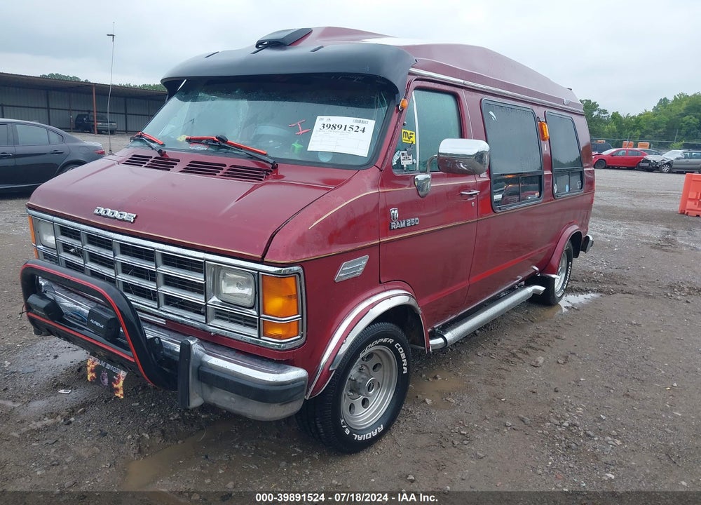 1991 DODGE RAM VAN B250 VIN: 2B6HB21Y7MK447222