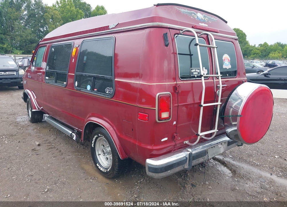1991 DODGE RAM VAN B250 VIN: 2B6HB21Y7MK447222