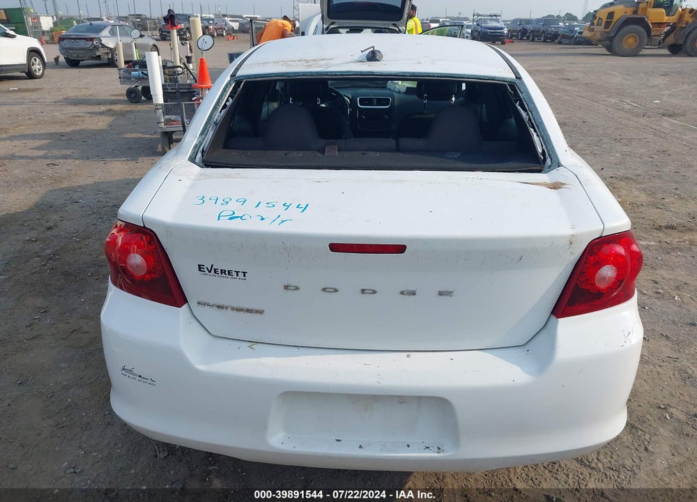 2014 DODGE AVENGER SE VIN: 1C3CDZAB1EN127232