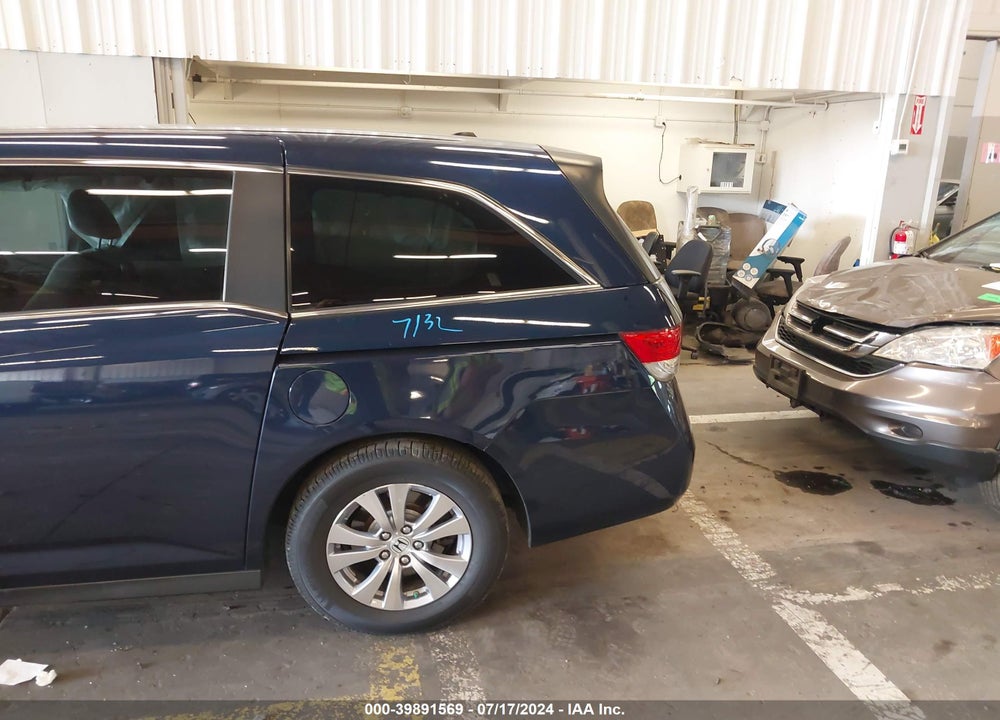 2016 HONDA ODYSSEY SE VIN: 5FNRL5H34GB035064