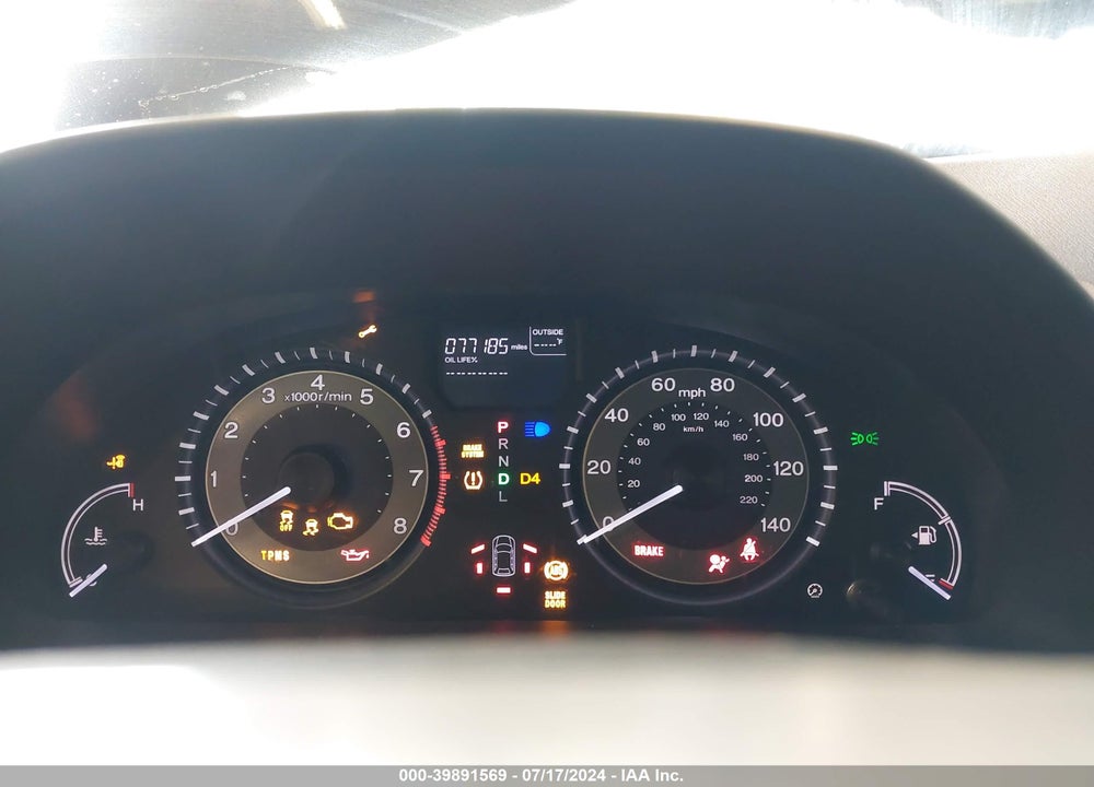 2016 HONDA ODYSSEY SE VIN: 5FNRL5H34GB035064