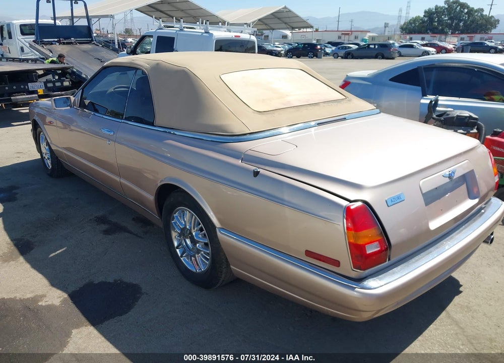2000 BENTLEY AZURE VIN: SCBZK14E9YCX62012