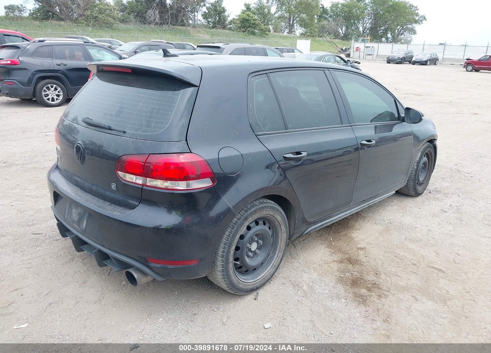 2013 VOLKSWAGEN GTI 4-DOOR VIN: WVWHV7AJ4DW040881