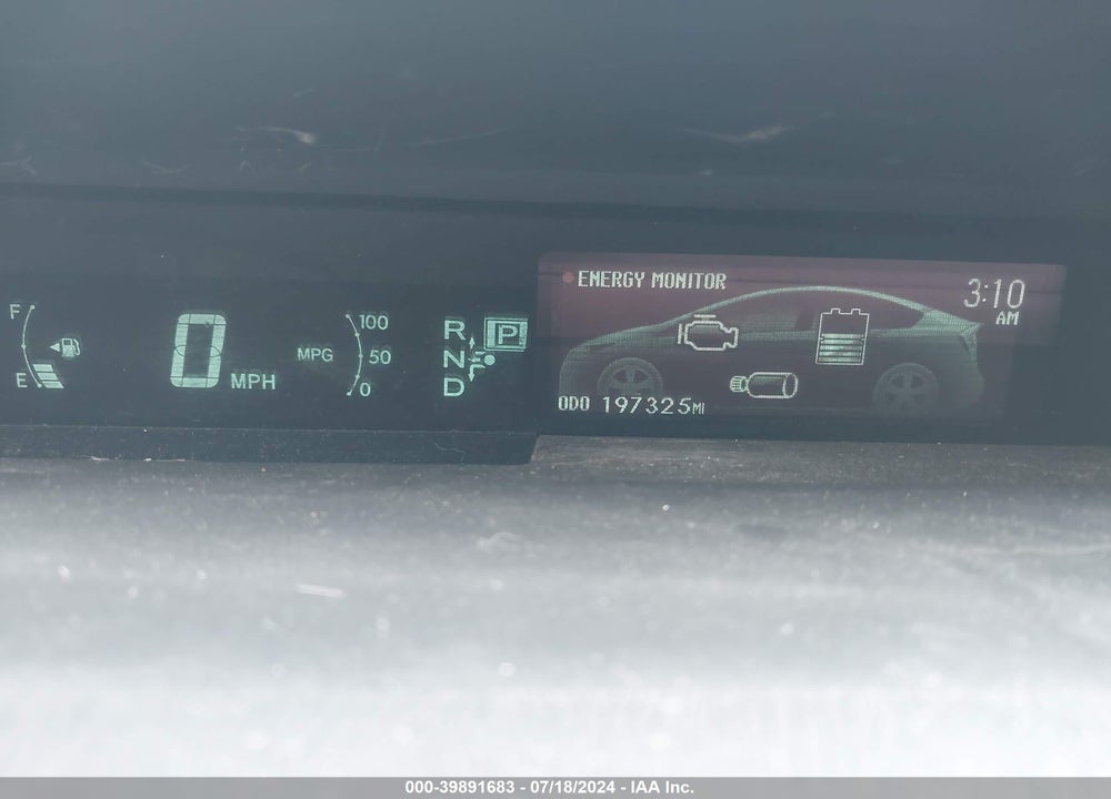 2012 TOYOTA PRIUS FOUR VIN: JTDKN3DU6C1593290