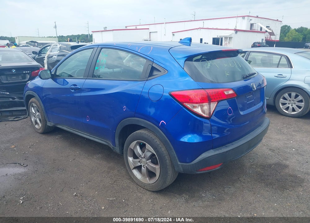 2018 HONDA HR-V LX VIN: 3CZRU6H34JM706474