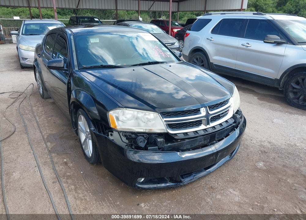 2013 DODGE AVENGER SXT VIN: 1C3CDZCB6DN740216
