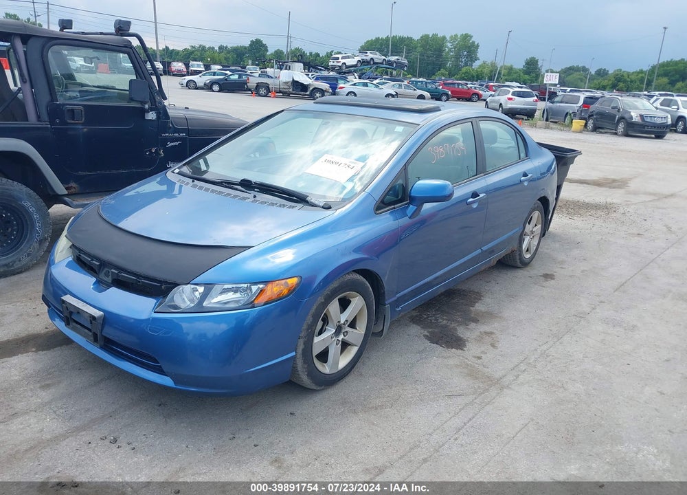 2006 HONDA CIVIC EX VIN: 1HGFA16886L020385