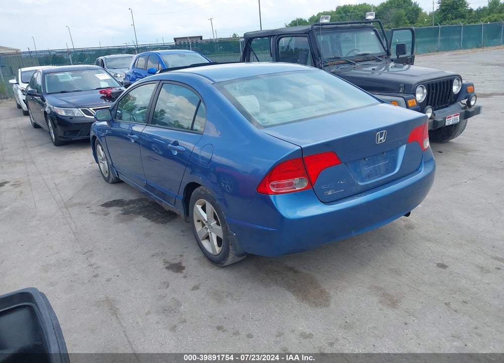 2006 HONDA CIVIC EX VIN: 1HGFA16886L020385