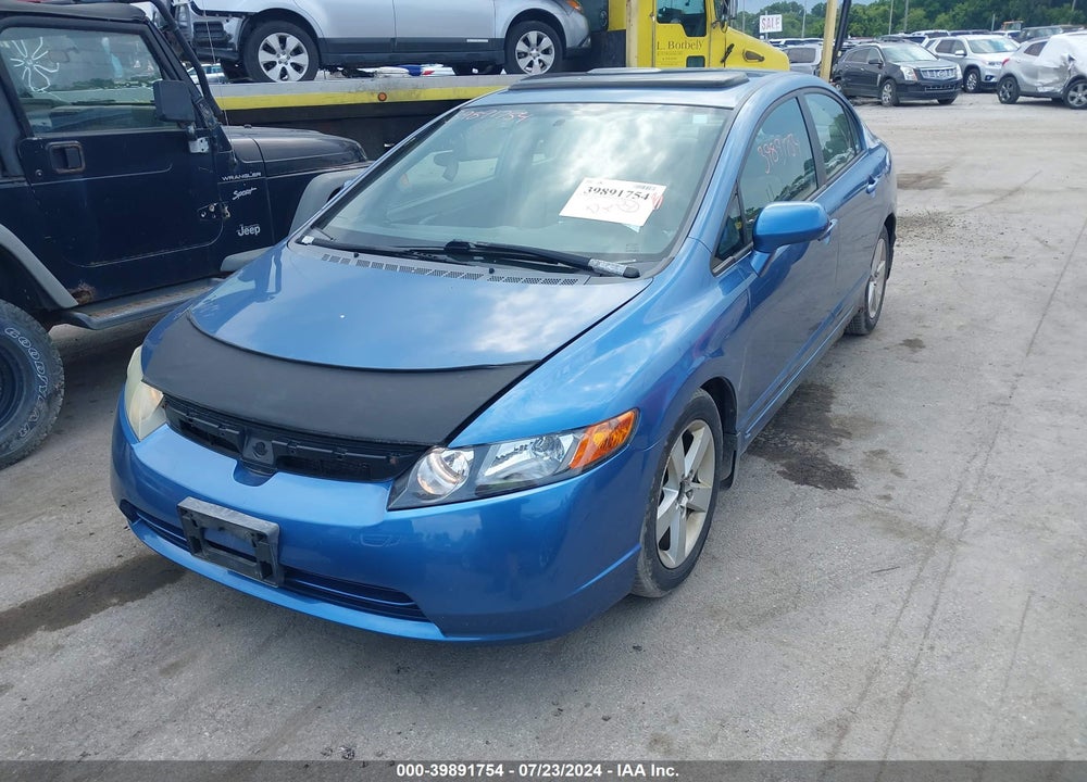 2006 HONDA CIVIC EX VIN: 1HGFA16886L020385