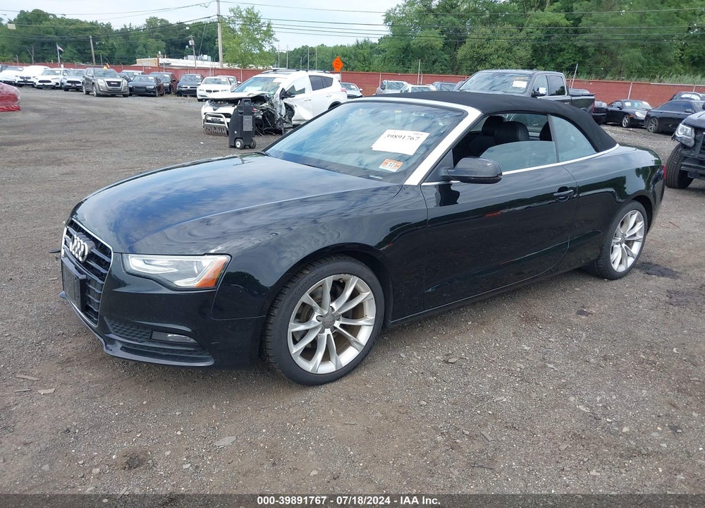 2013 AUDI A5 2.0T PREMIUM VIN: WAULFAFH0DN000875