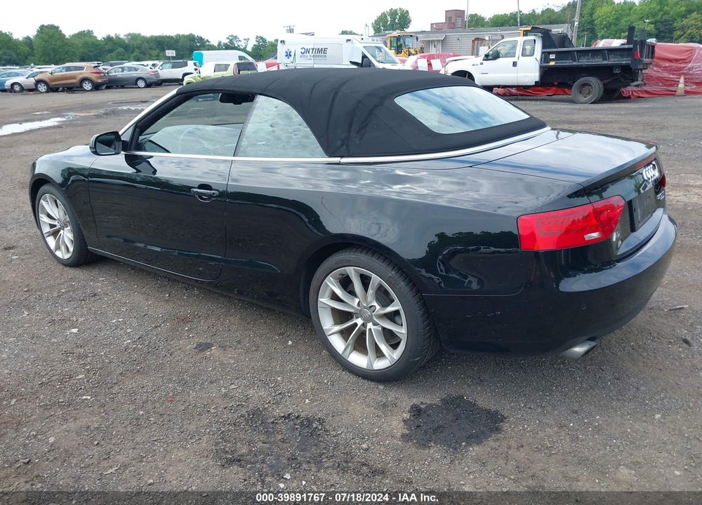 2013 AUDI A5 2.0T PREMIUM VIN: WAULFAFH0DN000875