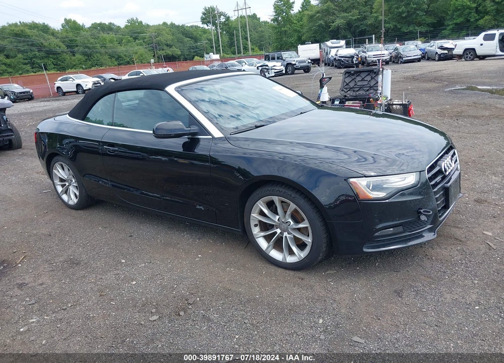 2013 AUDI A5 2.0T PREMIUM VIN: WAULFAFH0DN000875