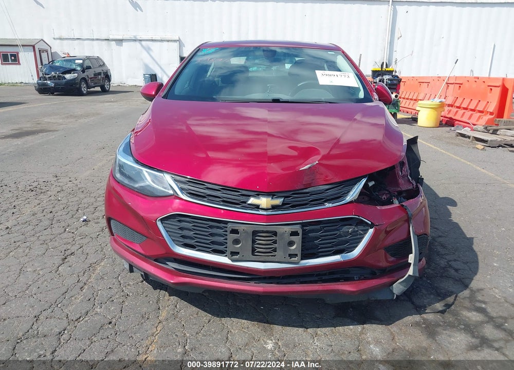 2018 CHEVROLET CRUZE LT AUTO VIN: 1G1BE5SM9J7189451