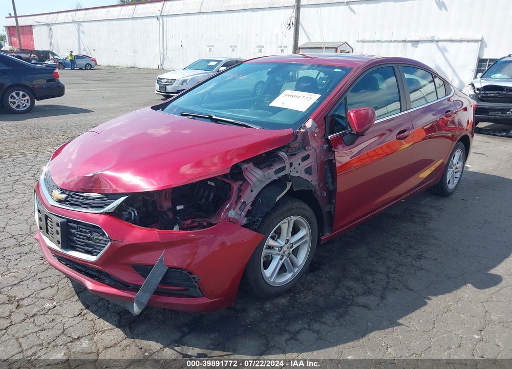 2018 CHEVROLET CRUZE LT AUTO VIN: 1G1BE5SM9J7189451