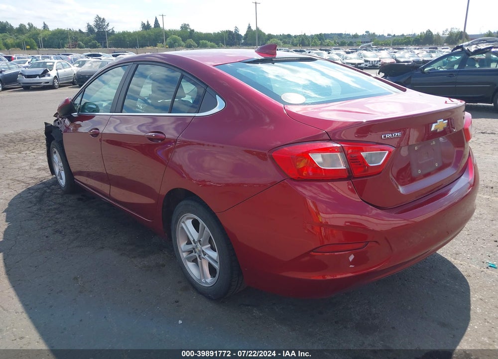 2018 CHEVROLET CRUZE LT AUTO VIN: 1G1BE5SM9J7189451