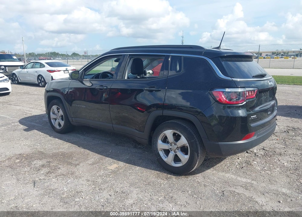 2021 JEEP COMPASS LATITUDE FWD VIN: 3C4NJCBB6MT574016