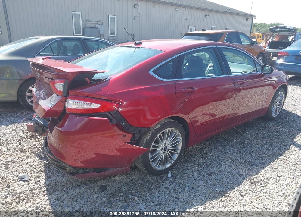 2015 FORD FUSION SE VIN: 3FA6P0H95FR290923