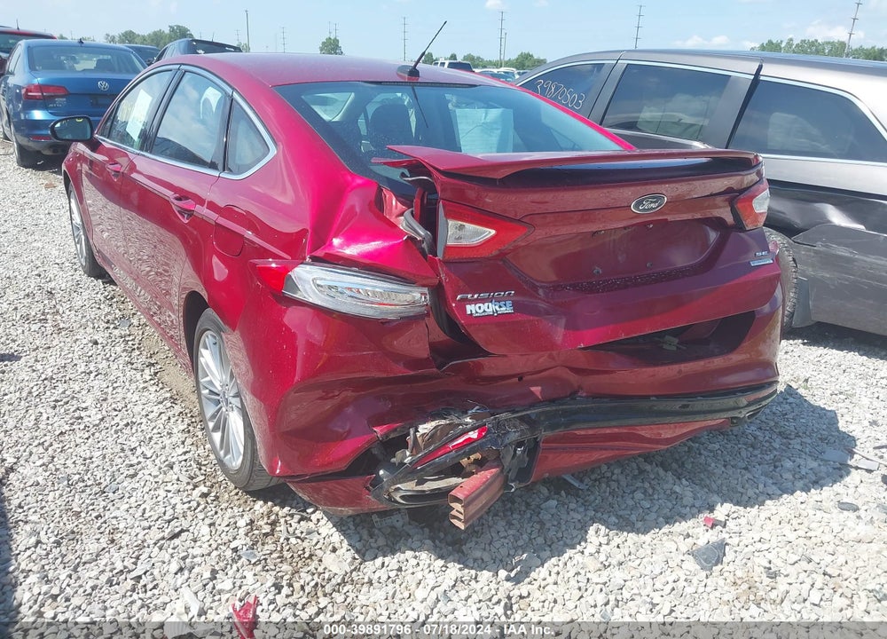 2015 FORD FUSION SE VIN: 3FA6P0H95FR290923