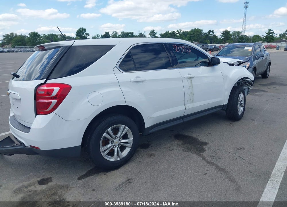 2017 CHEVROLET EQUINOX LS VIN: 2GNALBEK7H1567721