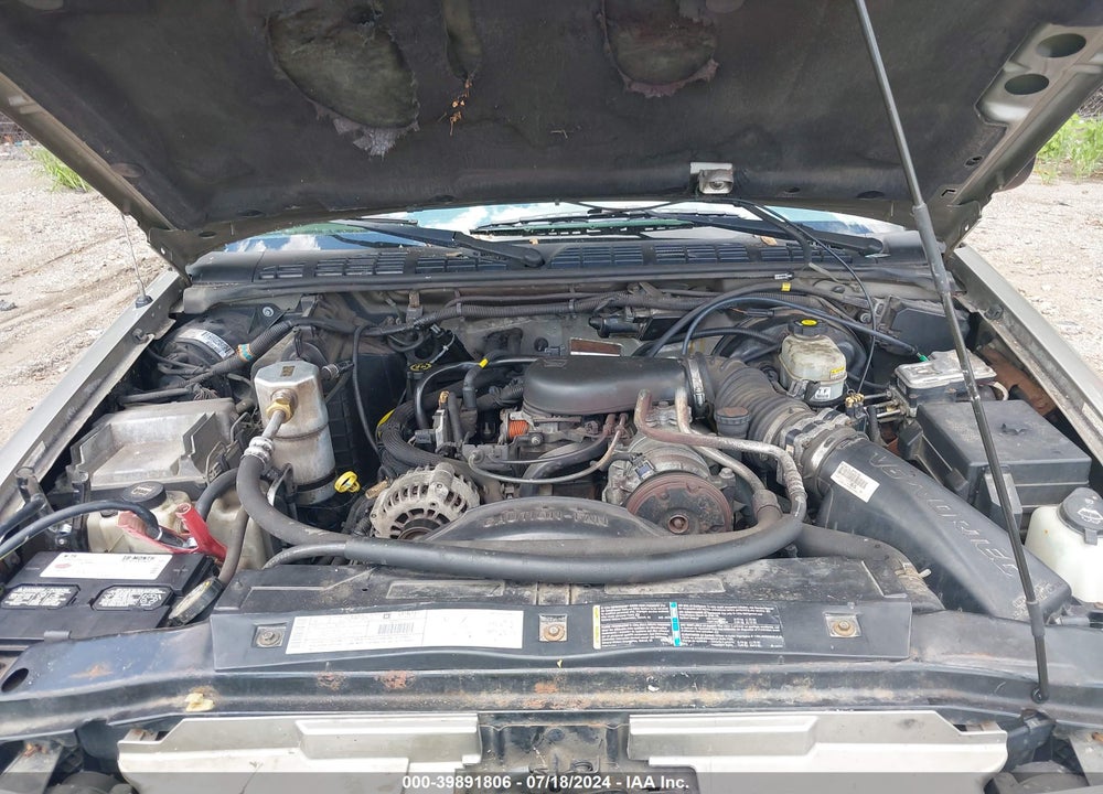 2002 CHEVROLET S-10 LS VIN: 1GCDT13WX2K193232