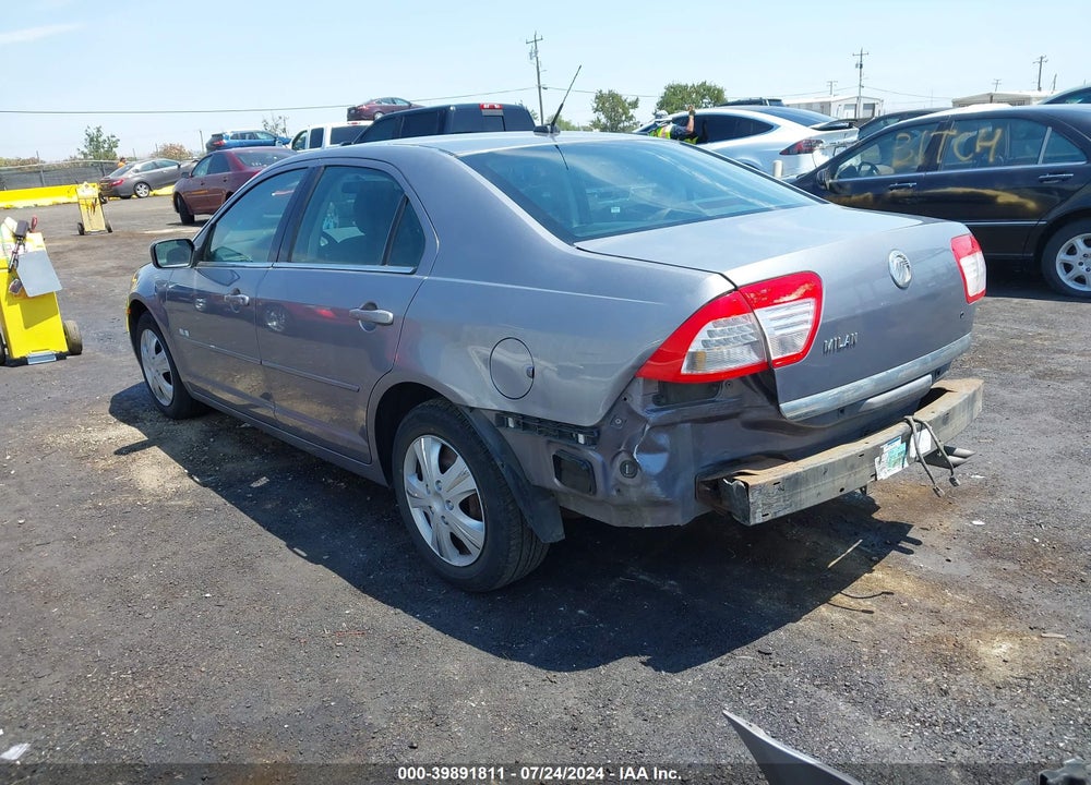 2007 MERCURY MILAN I4 VIN: 3MEHM07Z67R607251