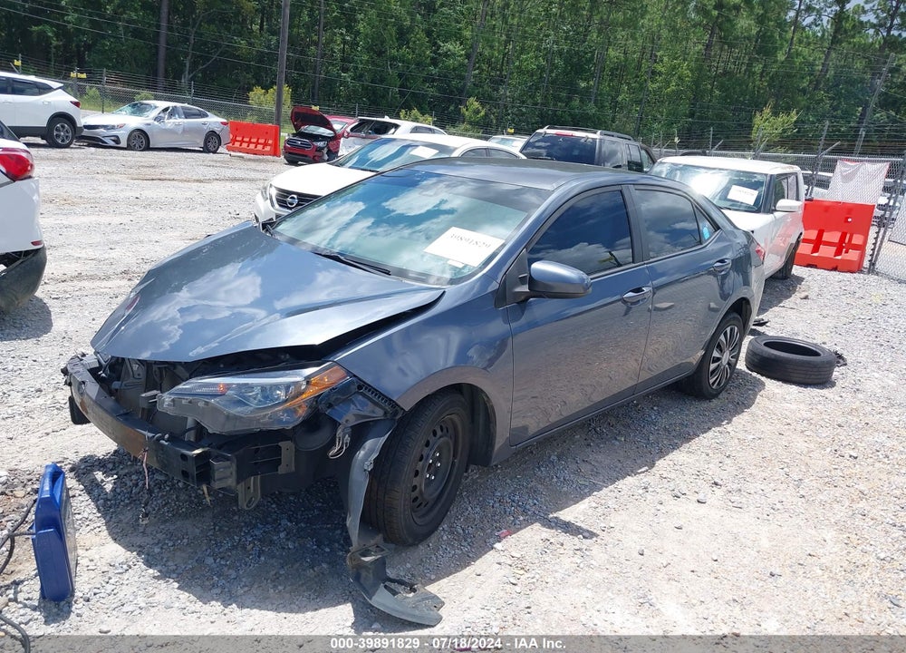 2019 TOYOTA COROLLA LE VIN: 5YFBURHE5KP940868