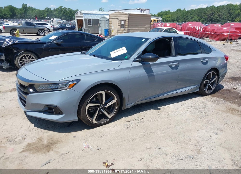 2022 HONDA ACCORD SPORT VIN: 1HGCV1F33NA092388