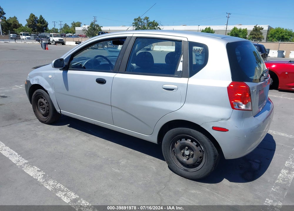 2006 CHEVROLET AVEO SPECIAL VALUE VIN: KL1TD66606B617306