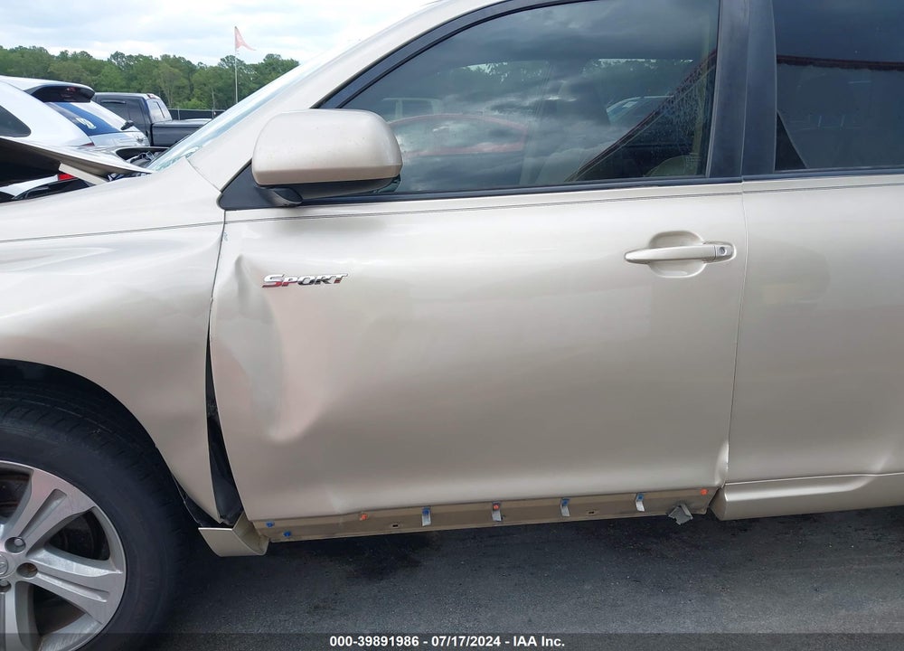2008 TOYOTA HIGHLANDER SPORT VIN: JTEDS43A282049297