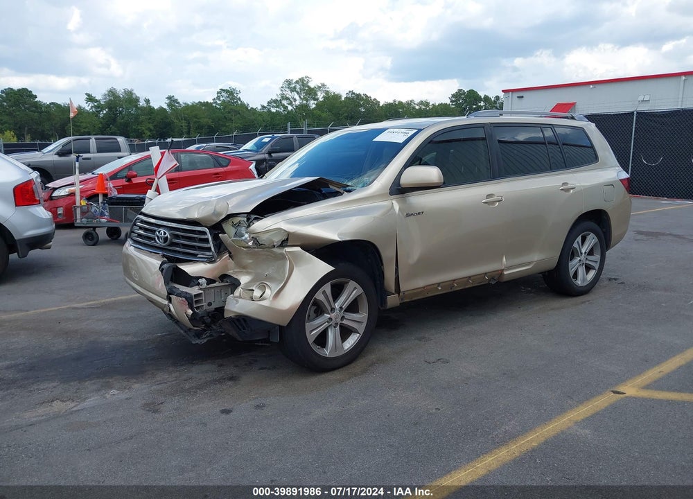 2008 TOYOTA HIGHLANDER SPORT VIN: JTEDS43A282049297