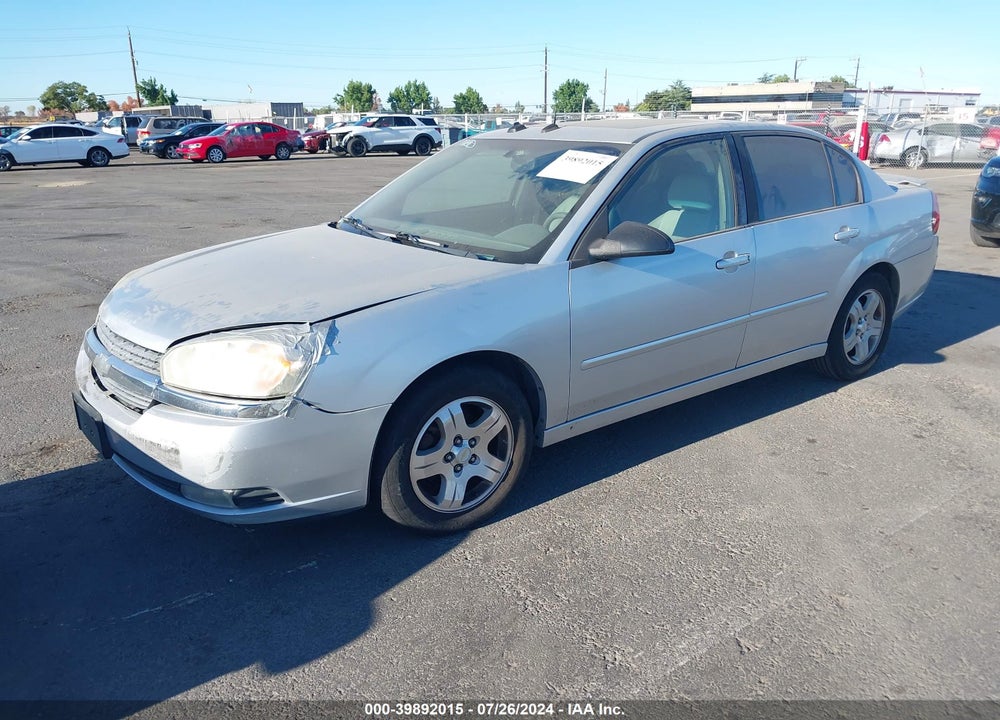 2005 CHEVROLET MALIBU LT VIN: 1G1ZU54845F155348