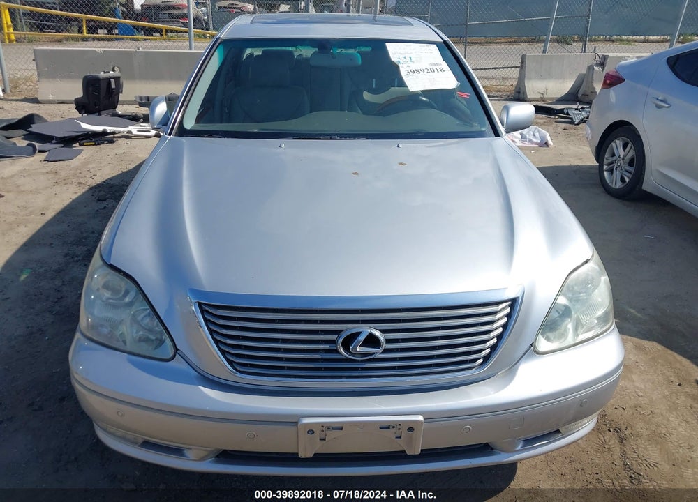 2005 LEXUS LS 430 VIN: JTHBN36F755019497