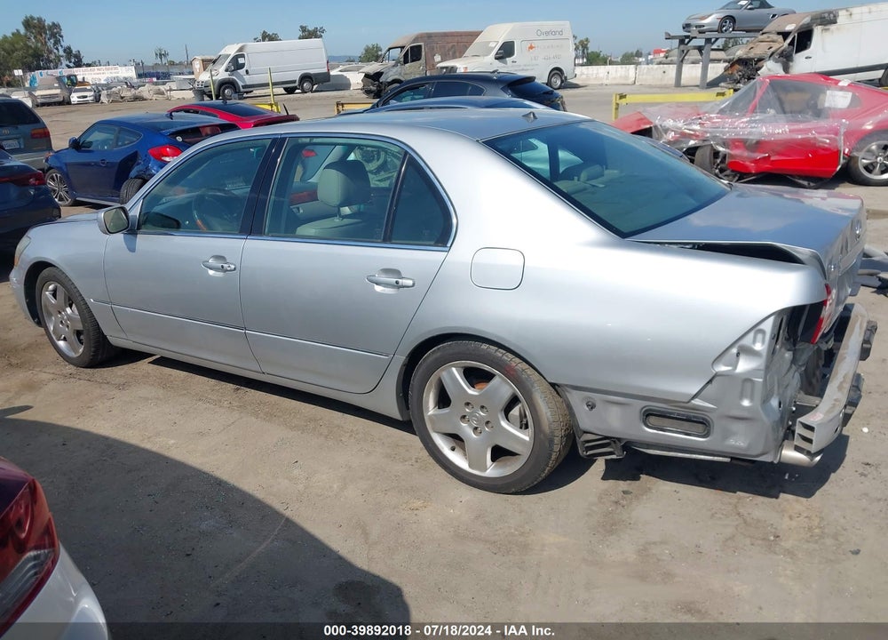 2005 LEXUS LS 430 VIN: JTHBN36F755019497