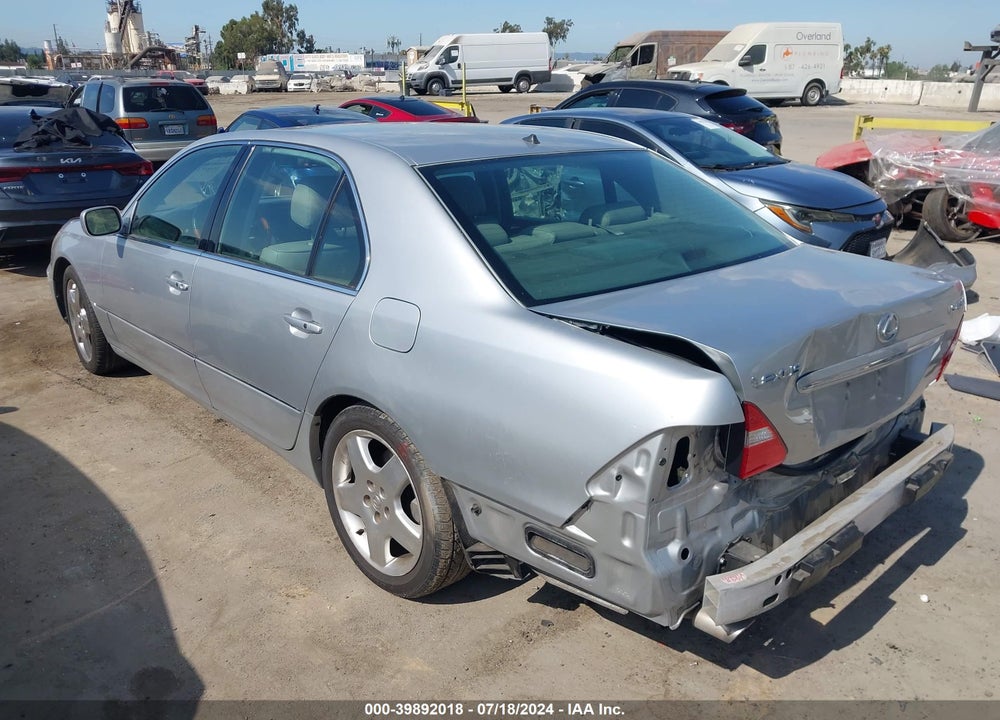 2005 LEXUS LS 430 VIN: JTHBN36F755019497