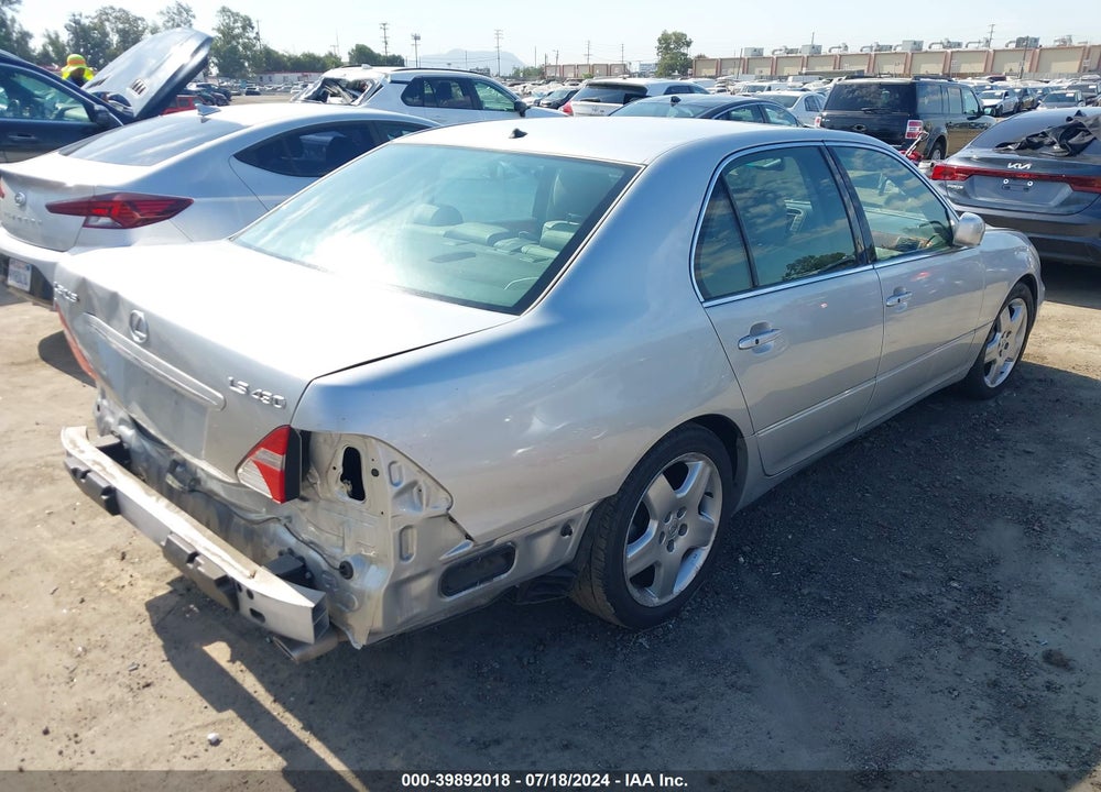2005 LEXUS LS 430 VIN: JTHBN36F755019497