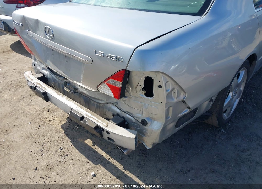 2005 LEXUS LS 430 VIN: JTHBN36F755019497