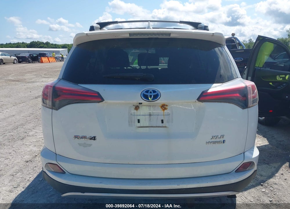 2016 TOYOTA RAV4 HYBRID XLE VIN: JTMRJREV9GD055854