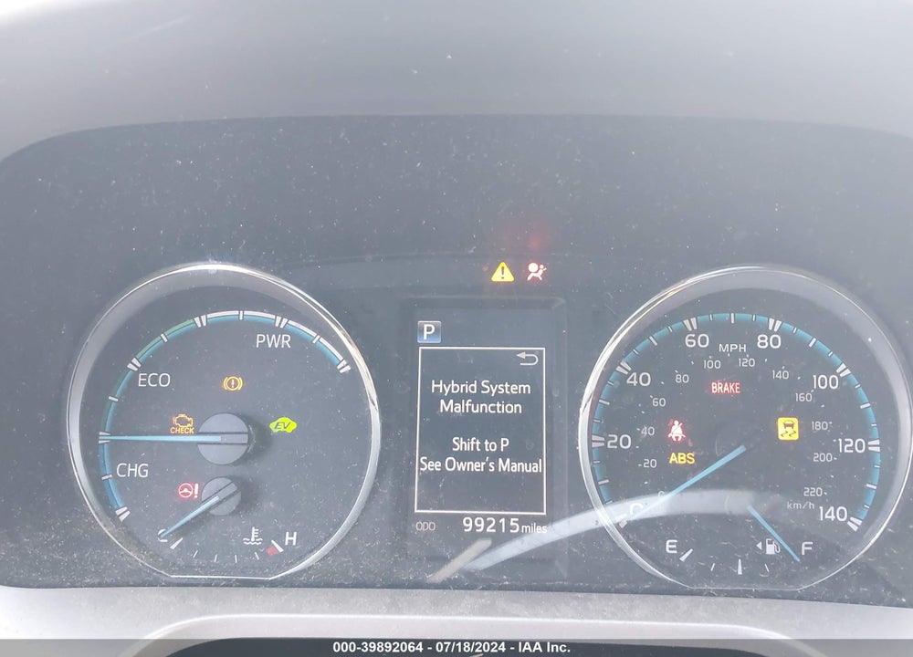 2016 TOYOTA RAV4 HYBRID XLE VIN: JTMRJREV9GD055854
