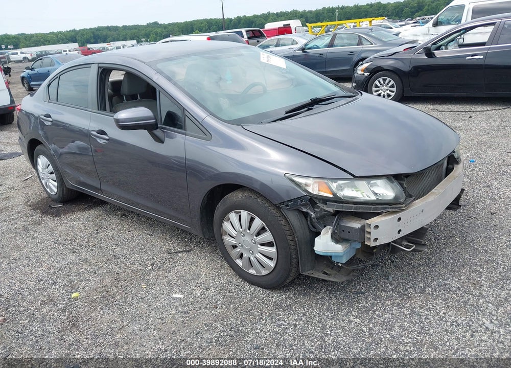 2014 HONDA CIVIC LX VIN: 2HGFB2F54EH500153