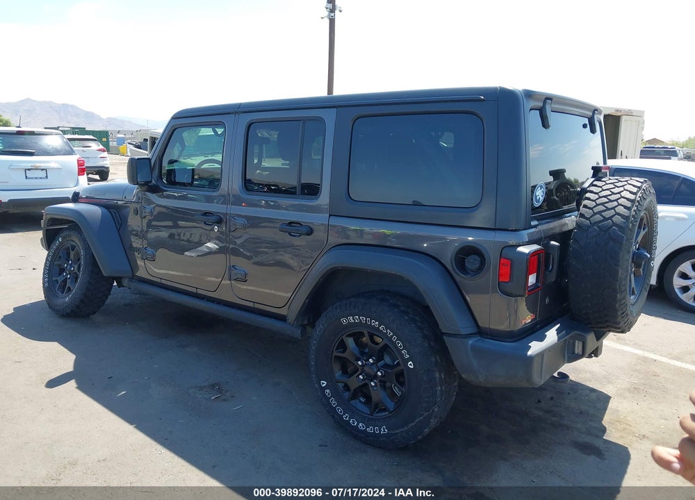 2020 JEEP WRANGLER UNLIMITED WILLYS 4X4 VIN: 1C4HJXDN5LW208259