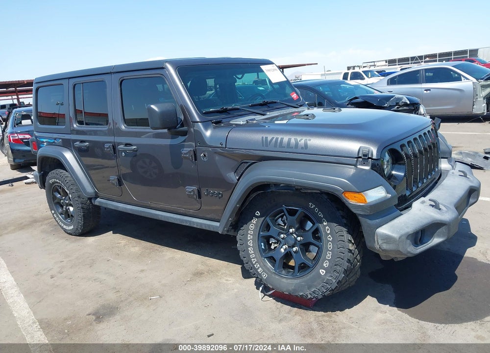 2020 JEEP WRANGLER UNLIMITED WILLYS 4X4 VIN: 1C4HJXDN5LW208259