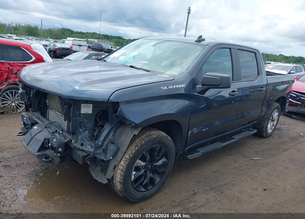 2020 CHEVROLET SILVERADO 1500 4WD SHORT BED CUSTOM VIN: 3GCPYBEK9LG157605