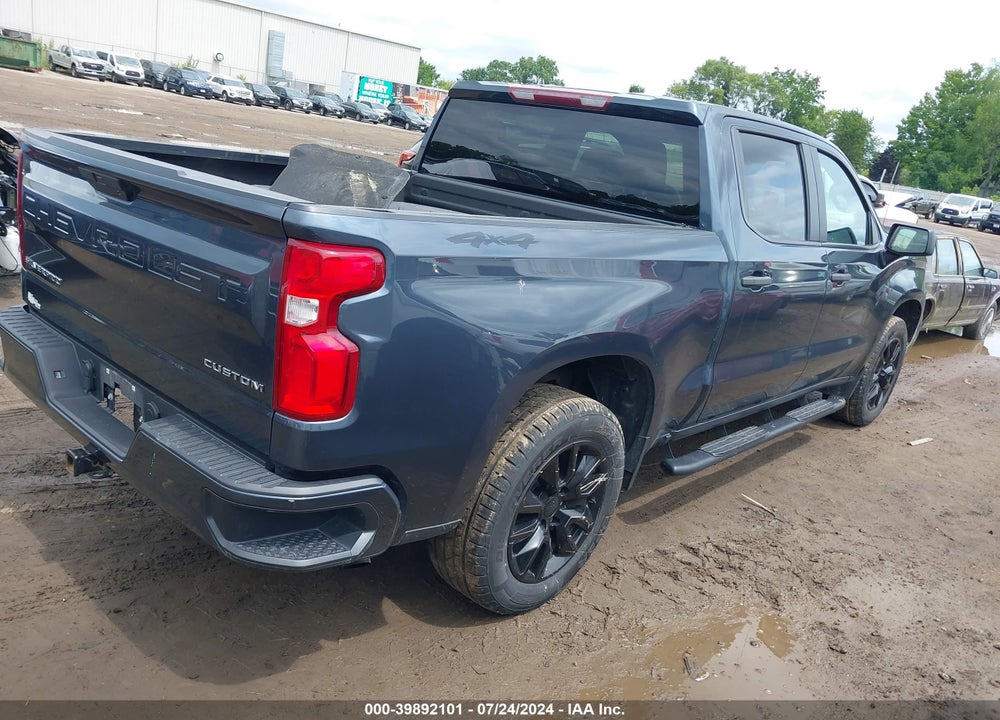 2020 CHEVROLET SILVERADO 1500 4WD SHORT BED CUSTOM VIN: 3GCPYBEK9LG157605