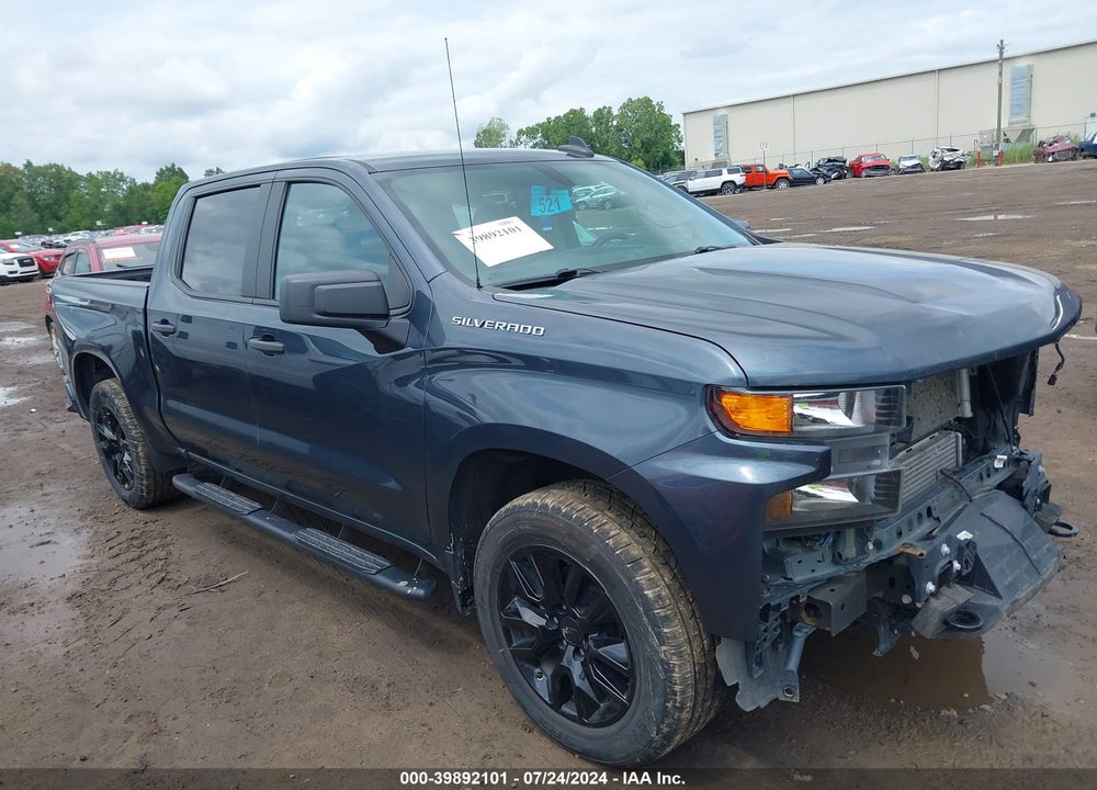 2020 CHEVROLET SILVERADO 1500 4WD SHORT BED CUSTOM VIN: 3GCPYBEK9LG157605