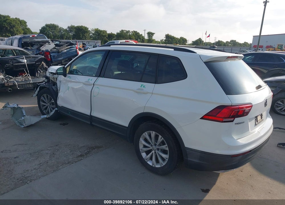 2019 VOLKSWAGEN TIGUAN 2.0T S VIN: 3VV1B7AX3KM060553