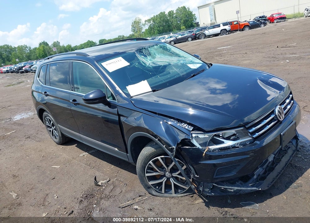 2021 VOLKSWAGEN TIGUAN 2.0T SE/2.0T SE R-LINE BLACK/2.0T SEL VIN: 3VV2B7AX9MM016600